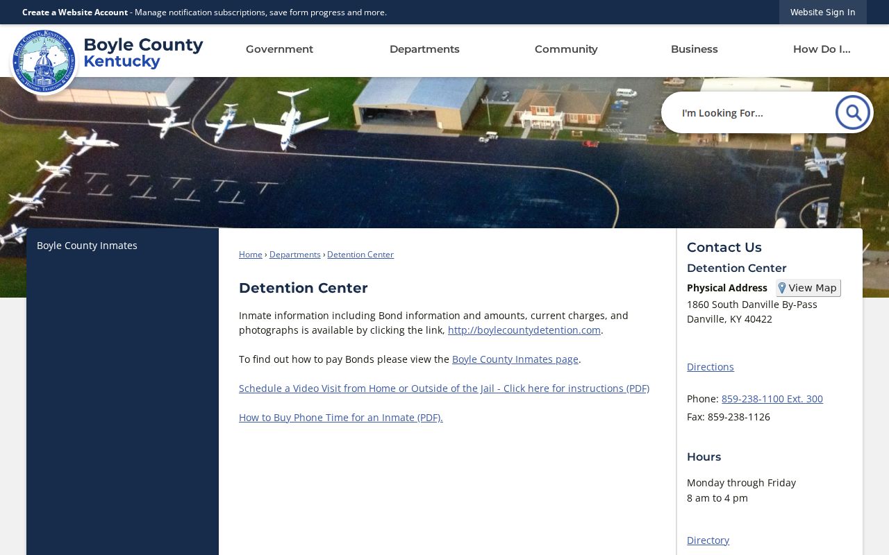 Mercer County arrest history Boyle County Detention Center